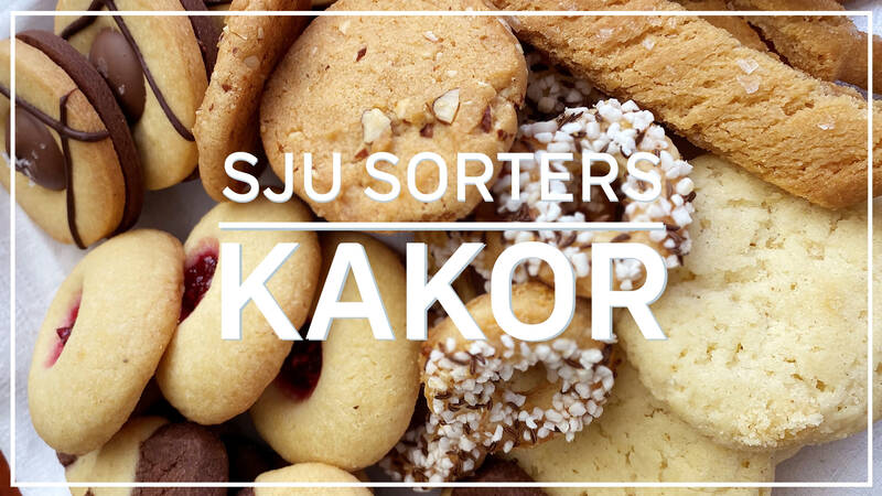 Sju sorters kakor