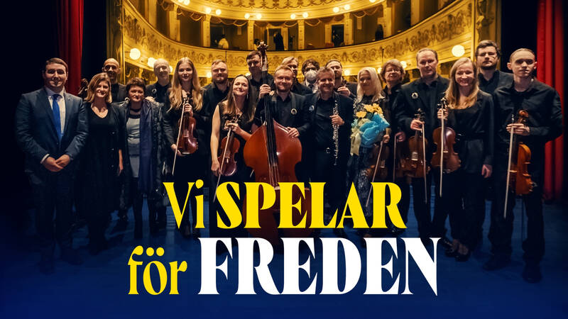 Med anledning av kriget och den humanitära krisen i Ukraina sänder SVT stråkensemblen Kyiv Soloists konsert från Konserthuset i Stockholm från den 27 mars. - Vi spelar för freden
