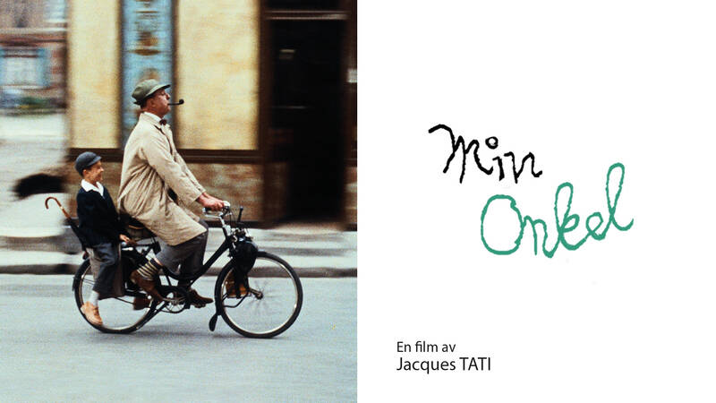 Monsieur Hulot (Jacques Tati) och Gerard (Alain Bécourt) - Min onkel
