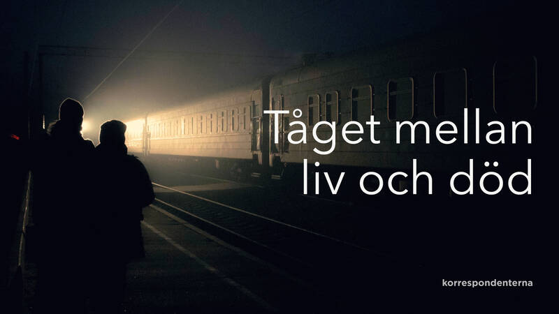 De reser till platser som andra flyr ifrån. De ukrainska tågen har lagt undan tidtabellerna. De går när de behövs och dit de behövs, så nära fronten de kan komma. - Tåget mellan liv och död