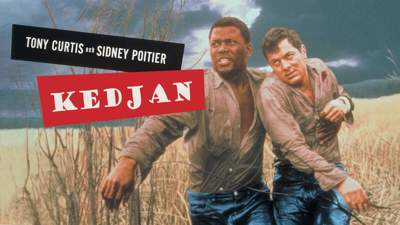 Noah Cullen (Sidney Poitier) och John Joker Jackson (Tony Curtis). - Kedjan