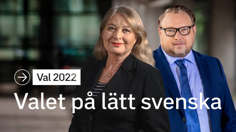 Valet på lätt svenska med Anna Olsdotter Arnmar och Daniel Gazett.