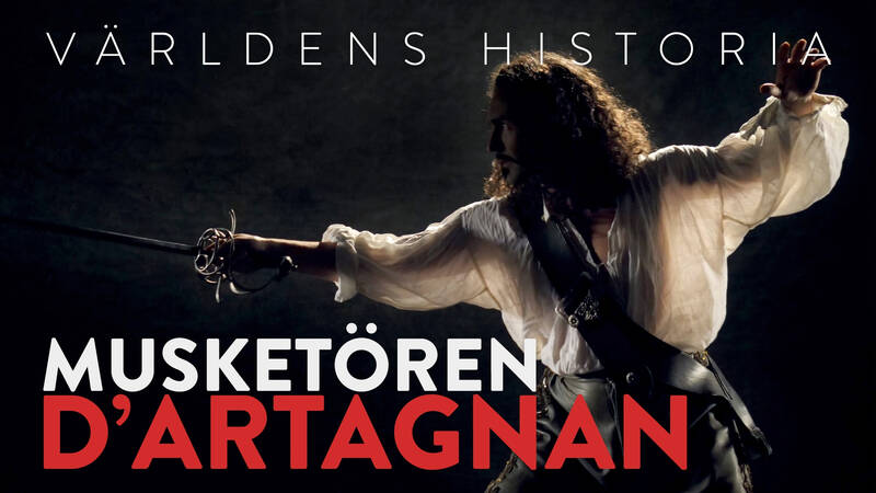 De flesta vet vem d'Artagnan är: hjälten i boken De tre musketörerna. Men få vet att han faktiskt fanns på riktigt. Följ med och lär allt om livet som musketör i Frankrike på 1600-talet. - Musketören d'Artagnan