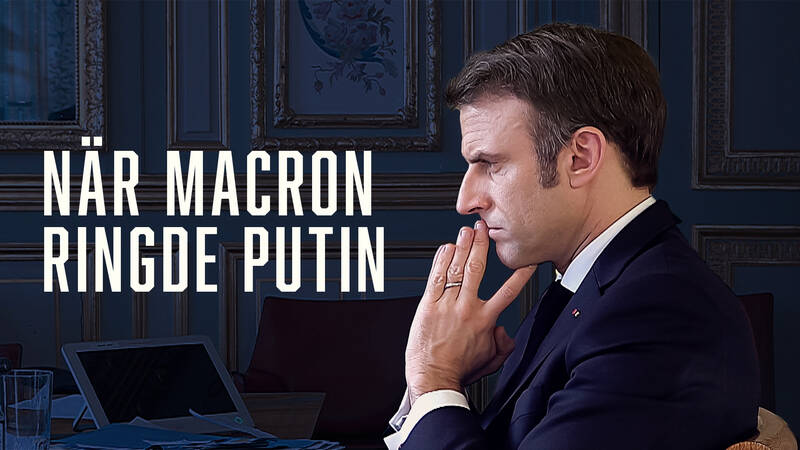Emmanuel Macron, president Frankrike. - När Macron ringde Putin