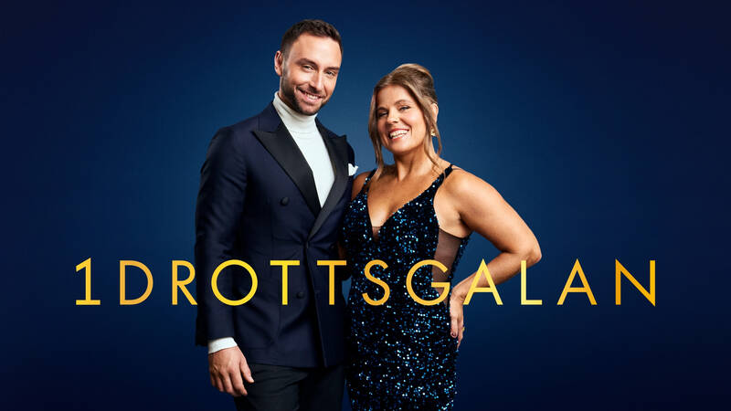 Idrottsgalan 2023 med Måns Zelmerlöw och Pernilla Wiberg.