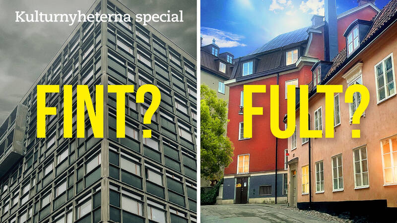Inget engagerar folk så mycket som ett nybyggt brutalistiskt hus i stadsbilden! Just nu pågår arkitektuppror och krav på folkomröstningar, kommuner bygger nyklassicistiskt och en ny antimodernistisk vind sveper över landet - Kulturnyheterna special: Fint eller fult?