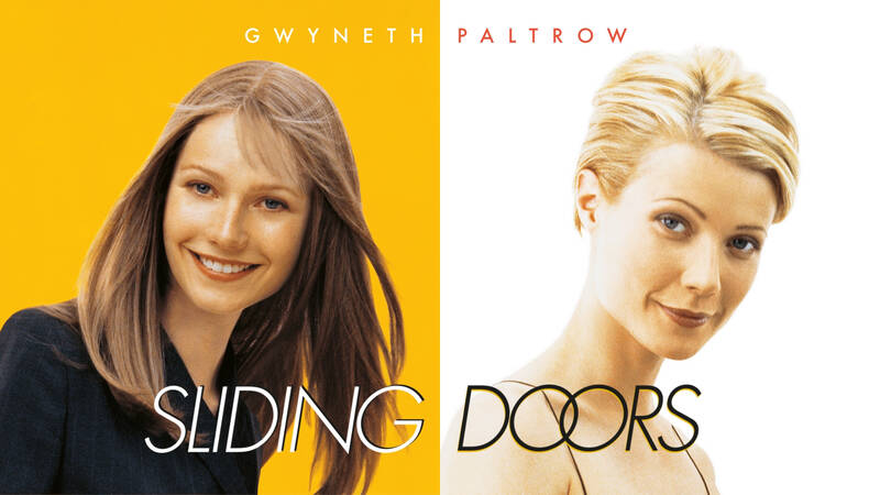 Sliding doors. Brittisk-amerikansk långfilm från 1997.