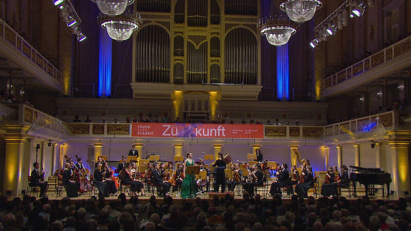 Tysk konsert från 2022. Den ukrainske tonsättaren Oleh Kyvas Kammarkantat från 1982 är komponerad till texter av poeten Pavlo Tytjyna. - Kammarkantat från Ukraina