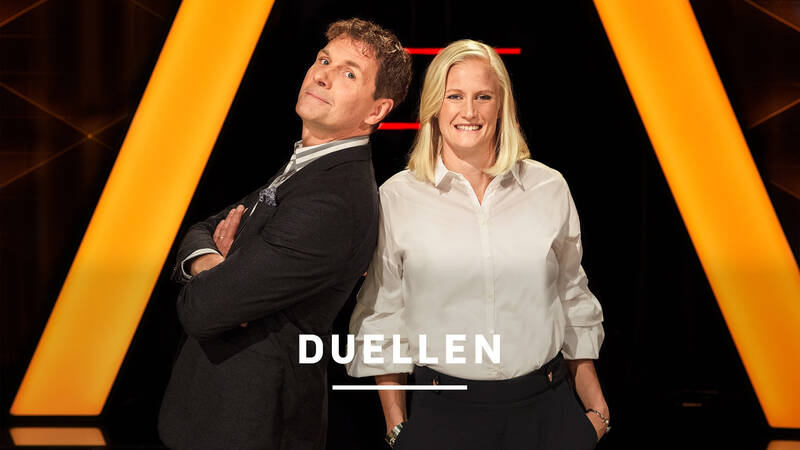 Carolina Klüft och Micke Leijnegard i Duellen