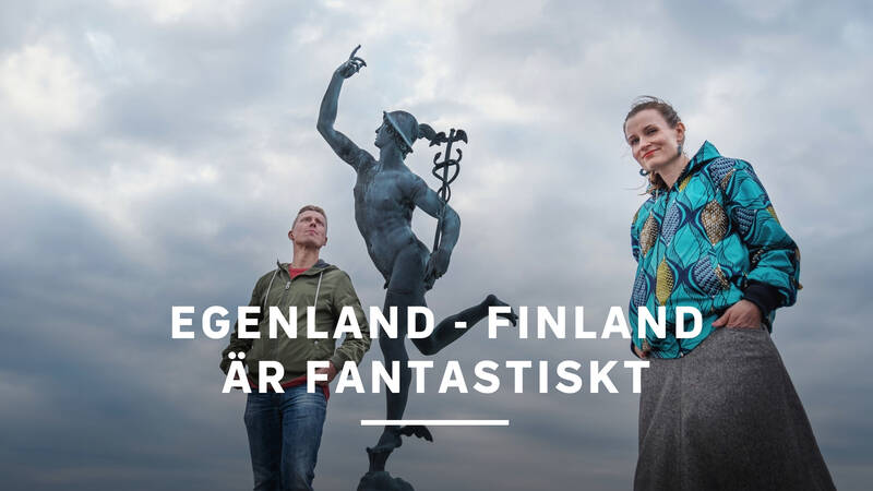 Programledare Hannamari Hoikkala och Nicke Aldén. - Egenland - Finland är fantastiskt