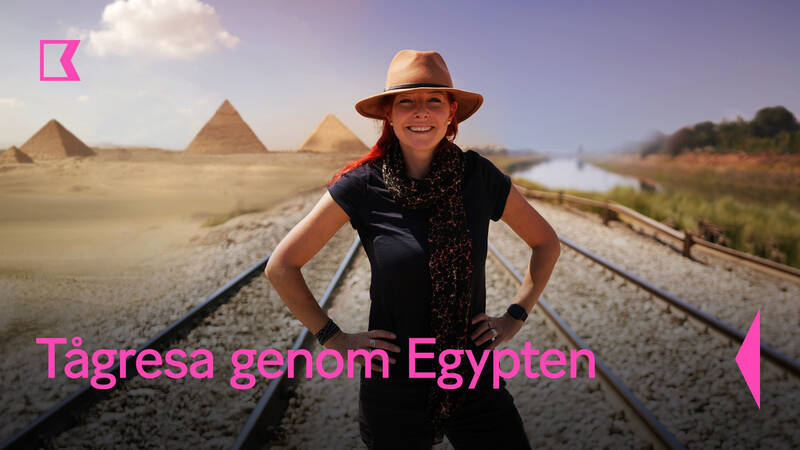Professor Alice Roberts får tillgång till nya arkeologiska fynd på sin resa genom Egypten, med start i Alexandria - Tågresa genom Egypten