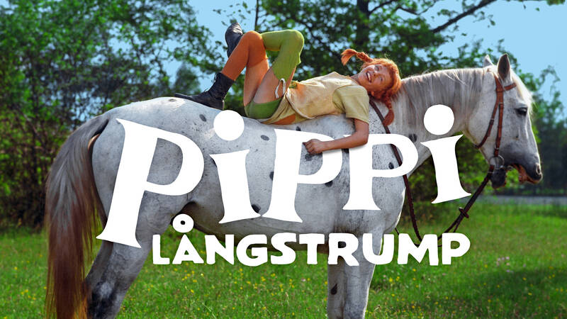 Pippi Långstrump och Lilla Gubben.