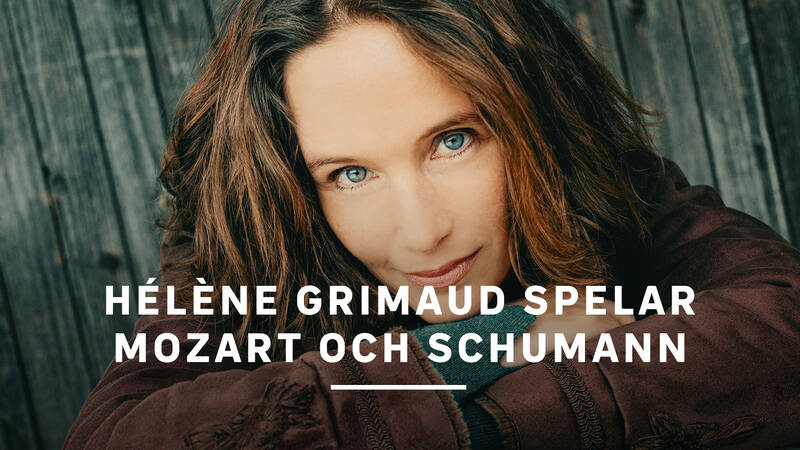 Den franska pianisten Hélène Grimaud. - Hélène Grimaud spelar Mozart och Schumann