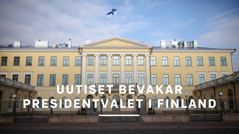 Presidentpalatset i Helsingfors. - Uutiset bevakar presidentvalet i Finland