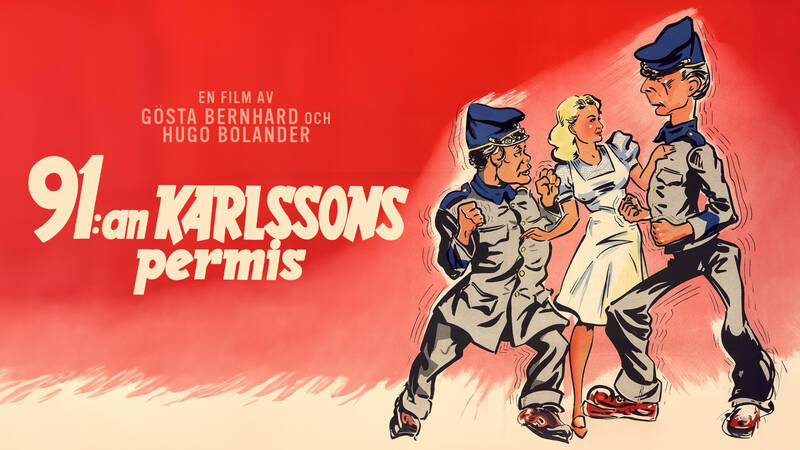 91:an Karlssons permis - Svensk långfilm från 1947.