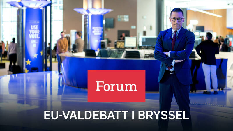 Programledare: Marcus Carlehed. - SVT Forum: EU-valdebatt i Bryssel