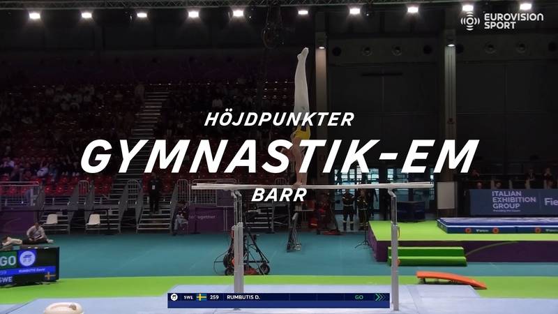 Gymnastik: Höjdpunkter – David Rumbutis Barr-kval 25/4 | SVT Play
