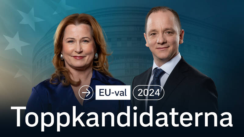 Programledare: Anna Hedenmo och David Boati. - EU-val 2024: Toppkandidaterna