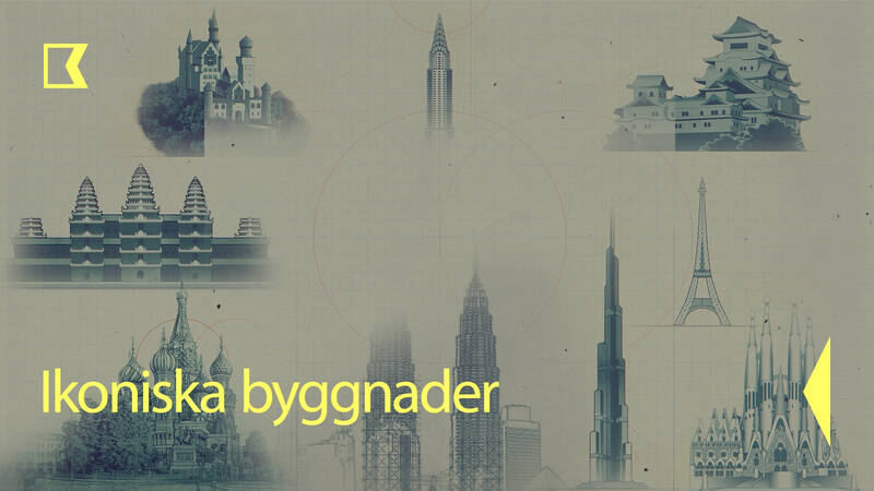 Under det senaste århundradet har det pågått en global kapplöpning att bygga högre och mer imponerande skyskrapor. Sedan första skyskrapan byggdes 1885 har människan fortsatt att försöka nå himmelen. - Ikoniska byggnader