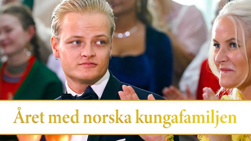 Året med norska kungafamiljen.