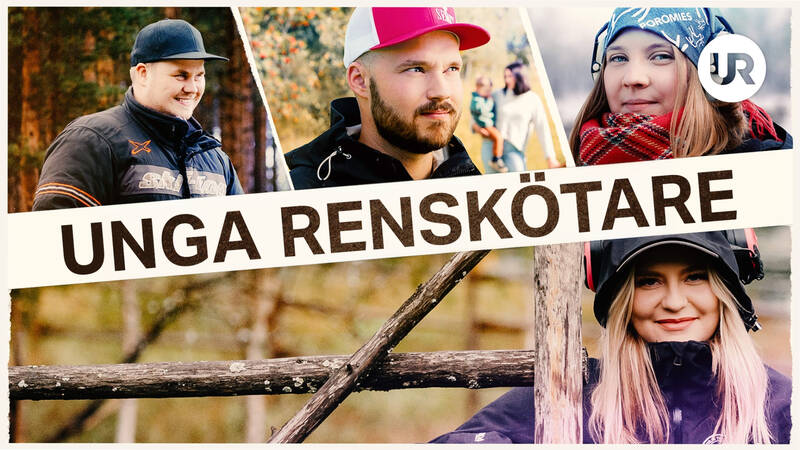Sunna, Viola, Aleksi och Eero - Unga renskötare