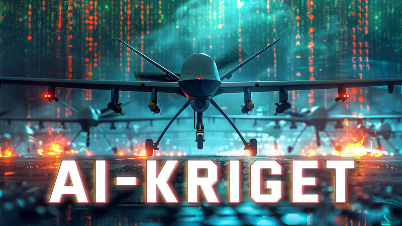 AI-kriget (bilden innehåller AI-generat innehåll)