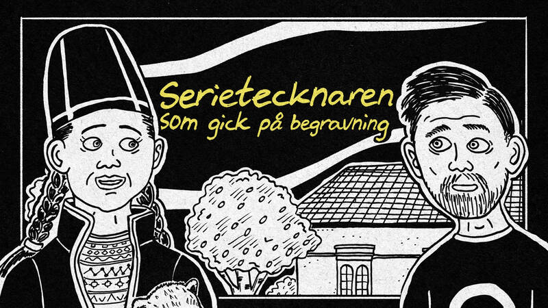Serietecknaren som gick på begravning, dokumentär från 2024. I lilla Malå i Västerbotten sker något stort. Serietecknaren Mats Jonssons släkting Stor-Stina ska återbegravas. När hon dog 35 år gammal var hon 2.20 lång. Efter att hon dog ställdes hennes skelett ut på Karolinska - nu ska hon få ro i myllan i hembyn Malå.