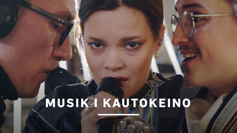 Lávre, Hildá Länsman och Tuomas Norvio. - Musik i Kautokeino