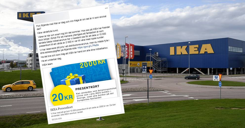 Ikea presentkort bluff
