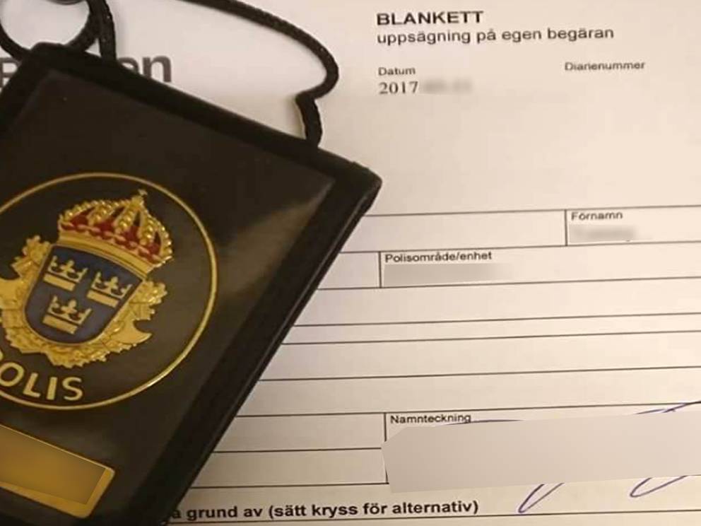 Polisen Jesper Lamnar Det Gor Ont I Polishjartat Svt Nyheter