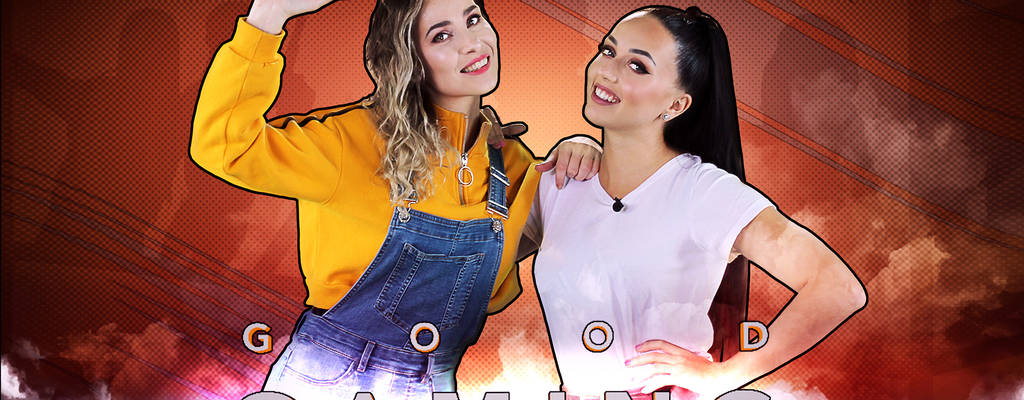 Laura och Ida spelar tv- och datorspel.