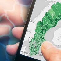 SVT Nyheters bredbandskarta.