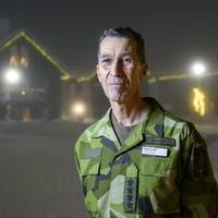 Överbefälhavaren Micael Bydén på Folk och Försvar i Sälen.