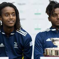 Bröderna Elias och Mikael Ymer inför Davis Cup 2020.
