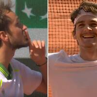 Se när Daniil Medvedev buas ut – och förlorar mot 172-rankade Thiago Seyboth Wild.
