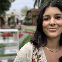 Jasmine Darban i Trädgårdsföreningen i Göteborg.