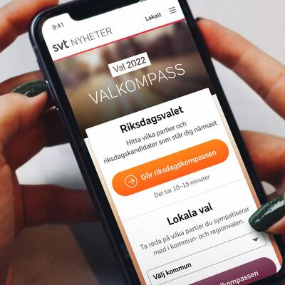 SVT:s Valkompass.