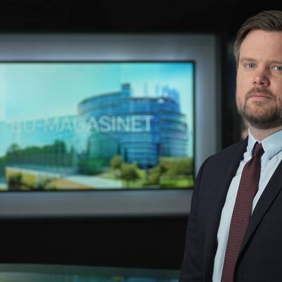 Niklas Svensson, programledare för EU-magasinet
