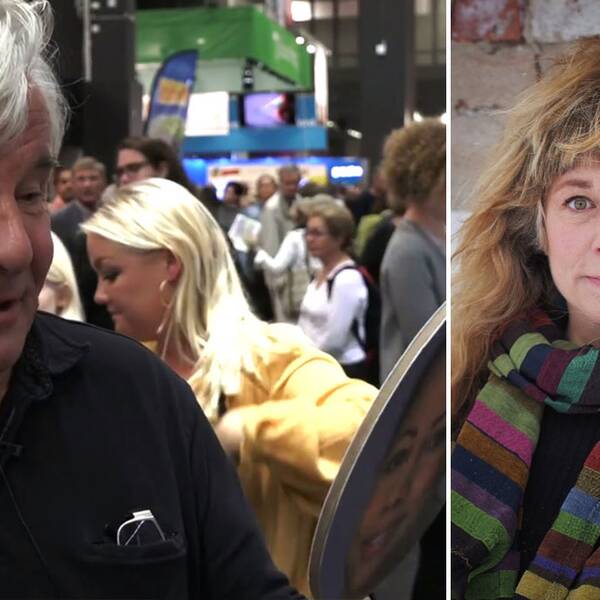 Jan Guillou pratar om Alice Bah Kuhnke på Bokmässan, och Stina Wollter
