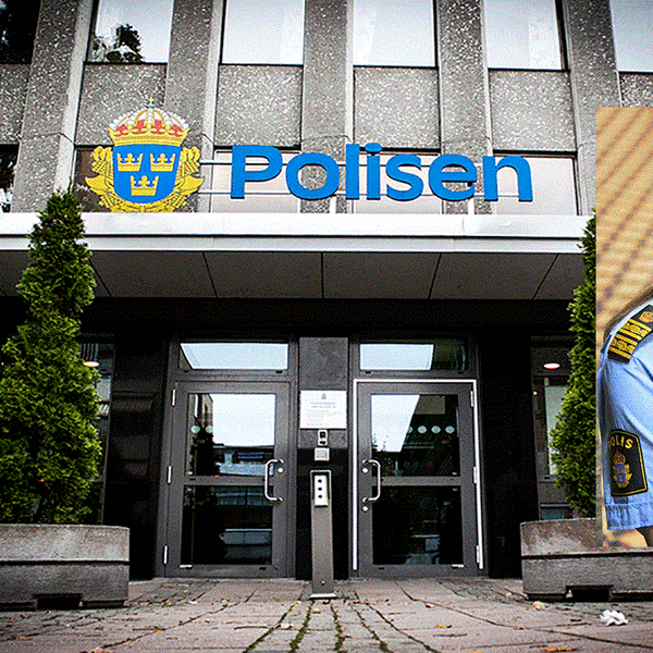 Polishuset Västerås. Polisområdeschef Lena Tysk.