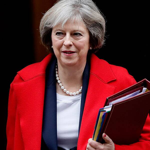 Storbritanniens premiärminister Theresa May.