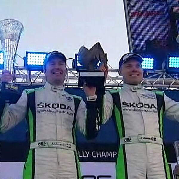 Jonas Andersson och Pontus Tidemand vann Svenska rallyt WRC2