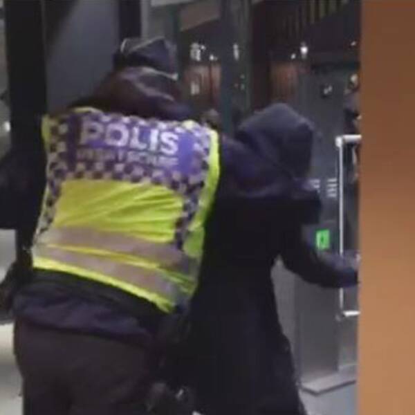 polis, väven, svängdörr