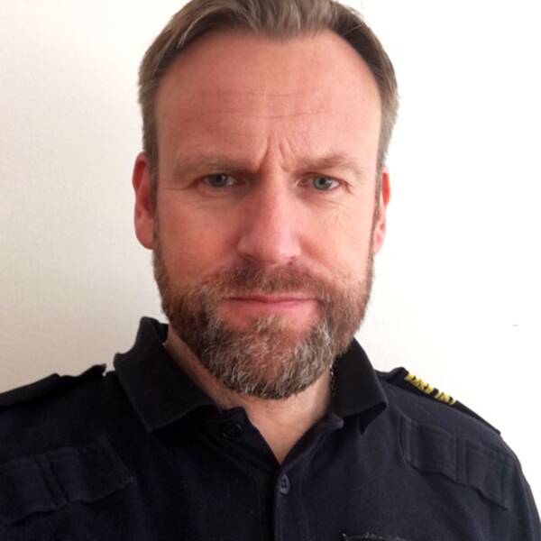 Jörgen Thorén, lokalpolischef på Hisingen.