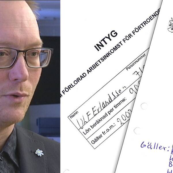 Ulf Erlandsson och blanketter