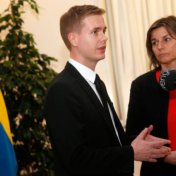 MP:s språkrör Gustav Fridolin och Isabella Lövin