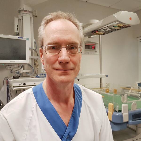 Erik Normann, sektionschef på neonatalogin
