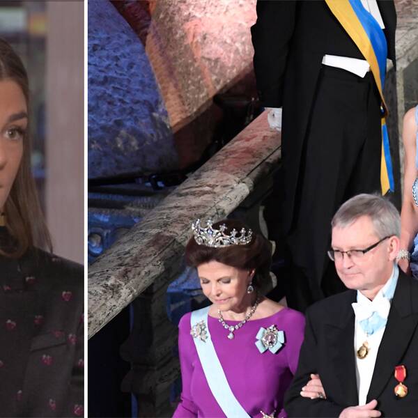 Linn Eklund och drottningen och kronprinsessan