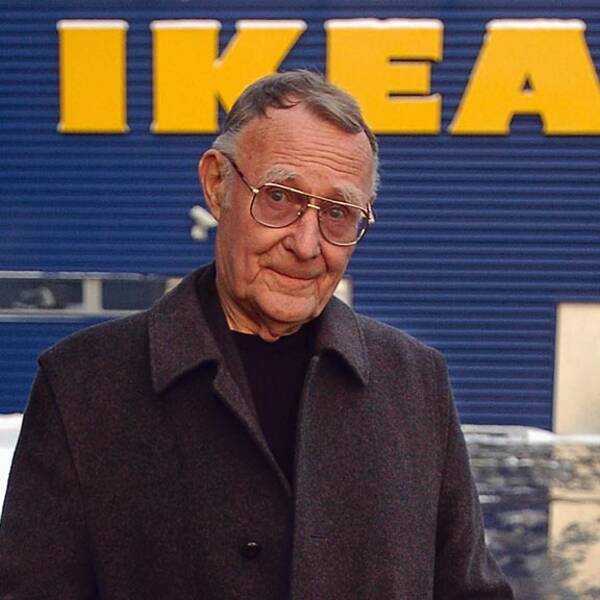 Ikea-grundaren Ingvar Kamprad död