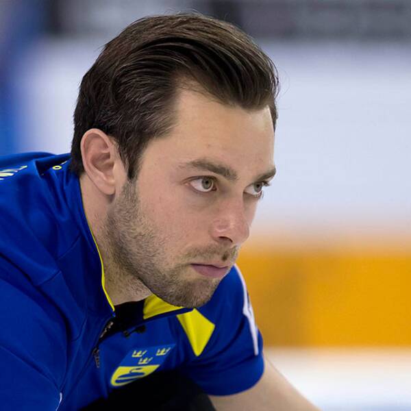 Curlinglandslagets Sebastian Kraupp.